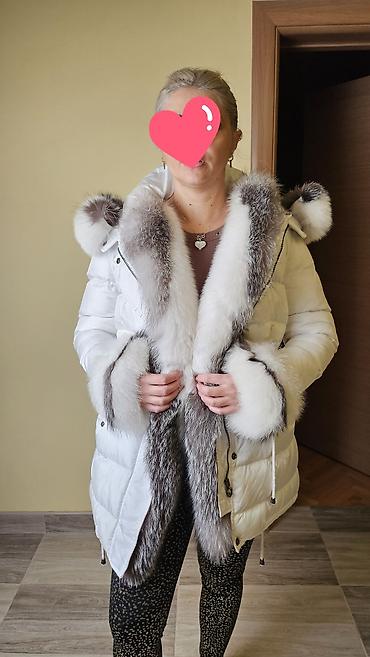 Zimske jakne: Ženska zimska jakna sa pravim krznom nova - Boja: bela - Topla — 3