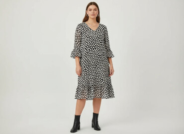 zara sukienka w grochy: Sukienka damska, rozmiar XL