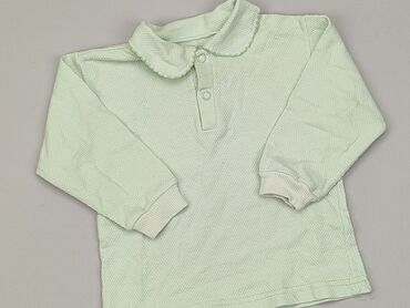 satynowa zielona koszula: Blouse, 12-18 months, condition - Very good