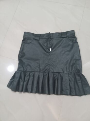 letnja suknjica: XL (EU 42), Mini, bоја - Crna