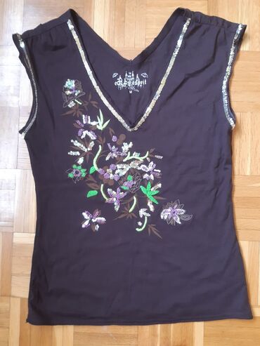 hm majice na bretele: M (EU 38), Cotton, Floral