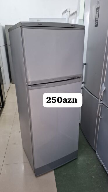 dondurma soyuducuları: Sharp iki qapılı soyuducu - Rəng: gümüşü/boz - Yerləşim: yuxarıda