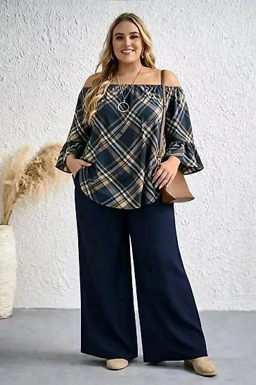 Kompleti: Ženski komplet za svečane i svakodnevne prilike – plus size - — 5