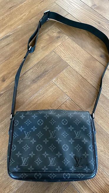 luis vitton: Сумка через плечо Louis Vuitton, коллекция Monogram Eclipse. - — 6