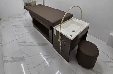 kere yağı: Spa/Masaj üçün universal masa və lavabolu modul Niagara şəlaləsi