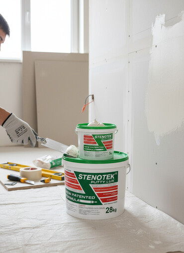 продаю шпаклёвка: Универсальная шпатлевка STENOTEK PUTTY LUX, представленная в двух