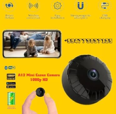 işlenmiş kameralar: A12 Mini Casus Camera 2MP 1080p HD yüksek keyfiyetli ürün isteyen Zeng