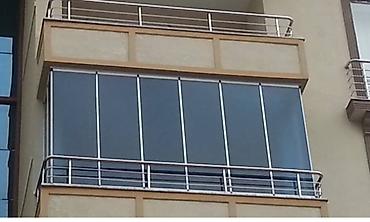 пластик двери: Cam Balkon Qatlamalı və Sürgülü cam Balkon Sifarişi Sürgülü — 3