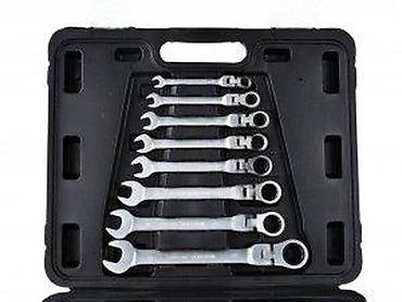 Setovi ručnog alata: Set zglobnih čegrtaljki/ključeva u koferu – 12 kom - Profesionalni — 11