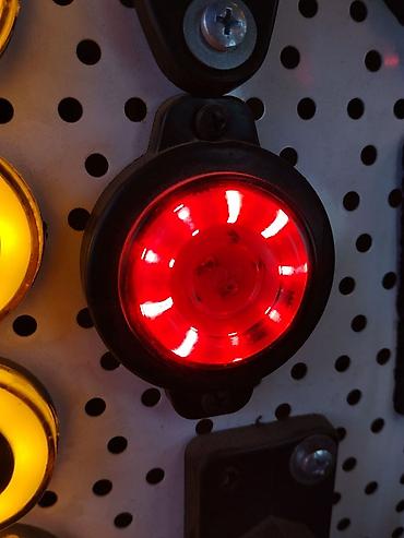 led часы: Круглый светодиодный сигнальный индикатор (красный) - Тип: панельный — 1