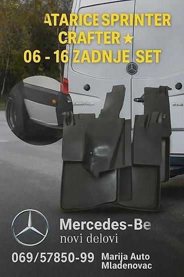 Fenders: ZAVESICE BLATARICE SPRINTER CRAFTER 6 ZADNJE SET | Zavesice — 3