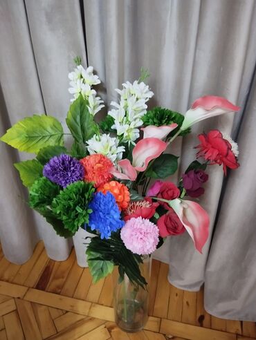 Süni güllər: Gül dekoru hun 100 sm — 5