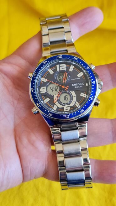Ručni satovi: Klasični sat, Emporio Armani, Muški — 49