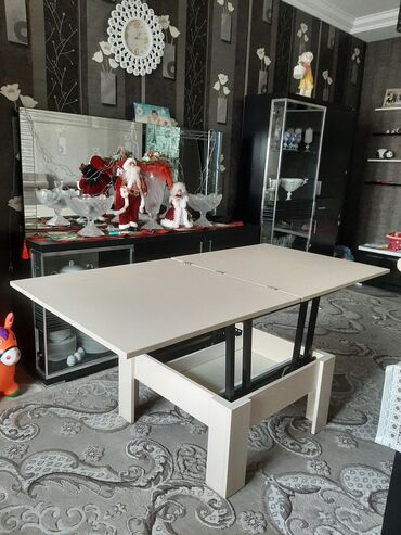 Masalar: Jurnal masası, İşlənmiş, Transformer, MDF, Kvadrat masa — 5