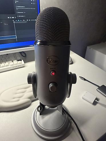 Студийные микрофоны: Продаю студийный микрофон Blue Yeti — 1
