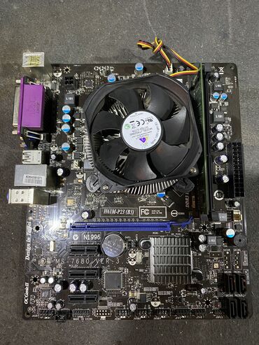 10751 объявлений | lalafo.kg: Продаю комплект мать+прУ Мать H61m-p23 4 выхода pci-E Проц pentium g?