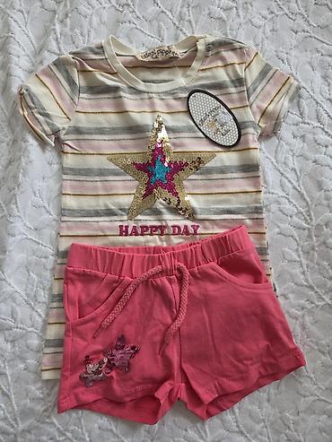 Paketi dečije odeće: Komplet dečije odeće – više komada, sa etiketama: 1) Haljina bez — 5