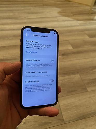 irşad ayfon 15: IPhone 12 Pro Max, 128 GB, Space Gray, Simsiz şarj, Face ID — 2