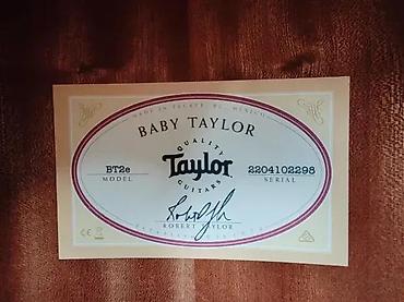 Gitare: TAYLOR BABY MAHOGANY-E BT2E B-STOCK | . 100% Novo 100% Kao — 5