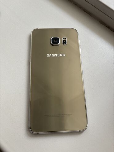 купить стиралку: Samsung Galaxy S6 Edge Plus, Колдонулган, 32 GB, түсү - Алтын, 1 SIM