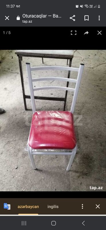 Restoran mebeli: Stullar Oturacaqlar Masalar Stollar Kafe və cayxana üçün Stol stul — 10