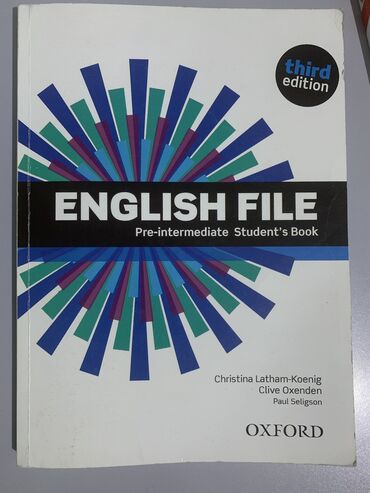 книга english: Продаю книгу ENGLISH FILE, для уровня Pre-Intermediate. Почти новый