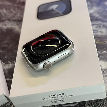 apple watch series 11: Apple Watch 9 45 mm silver Фото реальные свои На первом фото видно — 5