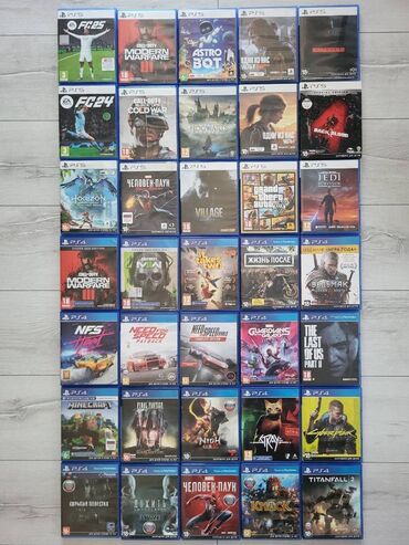 Playstation 4/5 oyun diskleri orijinal. Disklerin 1 ci sahibiyem