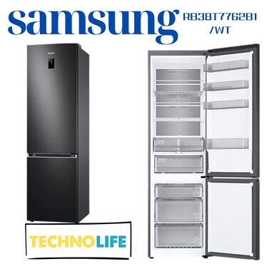samsung dvd player: Новый Двухкамерный цвет - Черный холодильник Samsung