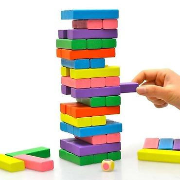 Oyuncaqlar: Enga masaüstü oyunu, 48 blok, rəngli - 7 AZN . Təsvir Masaüstü oyunu — 1