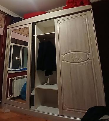 2ci el carpayi: İşlənmiş, 3 qapılı, Güzgülü, Bej, Taxta, Kupe, Düz dolab — 2