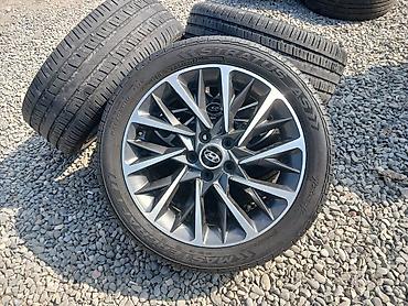 Колеса в сборе: Hyundai orijinal yüngül lehimli disklər ideal vəziyyətdə r-18 — 2