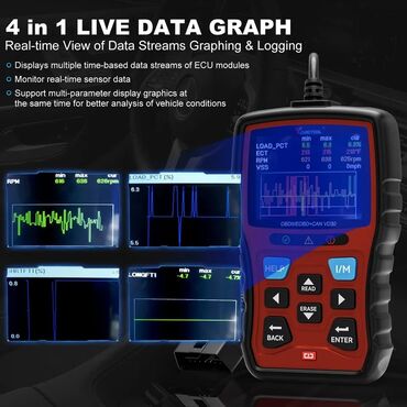 Alati za automobile: VDIAGTOOL VD30 OBD2, OBDII EOBD Scanner DTC Lookup Free Update, Auto — 11