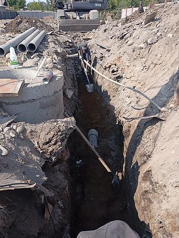 бетонные работы цена: Монтаж наружной канализации и водоснабжения под ключ - Земляные — 5