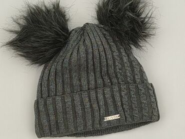czapka zimowa tommy hilfiger damska z pomponem: Czapka, Damskie, stan - Bardzo dobry
