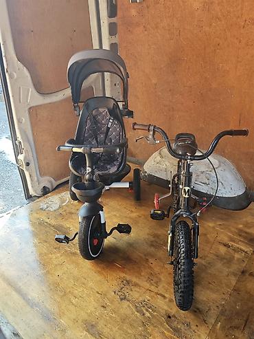 Коляски: Продаю Детскую прогулочную коляску и велосипед двух колесный и трёх — 2