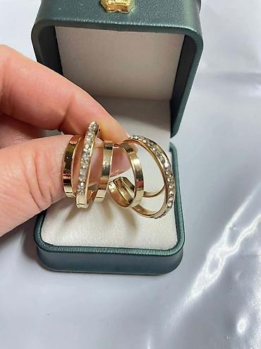 Setovi nakita: ✨Set modernog modnog nakita – zlatne nijanse U ponudi je više komada — 2