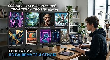 фон для фото: Нейроиллюстрации и визуал для вашего бренда за 24 часа ⚡️ Нужен — 1