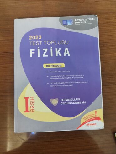Velosiped ehtiyyat hissələri: Məhsul: “2023 Test Toplusu – Fizika (I hissə)” Nəşriyyat: Dövlət