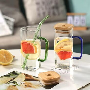 Digər içki üçün qablar: Su bokalı pipetli
tutum 400ml — 8