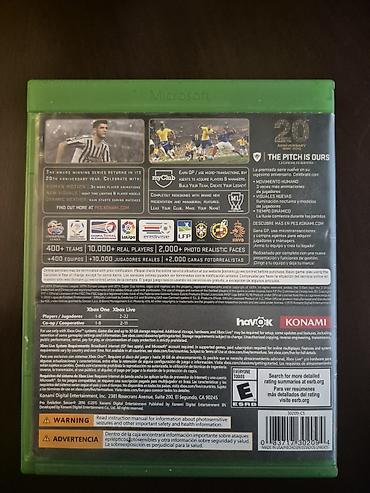 sazz problem: Xbox üçün PES 2016 satılır. ​Oyun diski təmiz və ideal vəziyyətdədir — 2