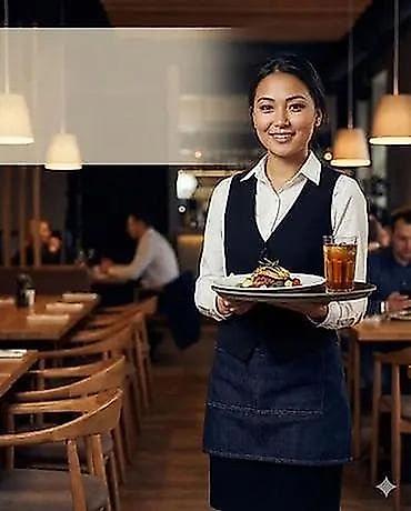 fəhlə işi 2025: Ofisiant tələb olunur, Fast food, Gündəlik ödəniş, 18-29 yaş, 1-2 illik təcrübə — 1
