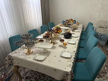 Кухонные столы и стулья: Кухонный стол и стул, цвет - Белый — 3