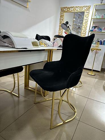 Salon, tibbi kreslolar: Salon kreslosu qiy 100 man. unvan Varovski. Gumus(2558) E — 1