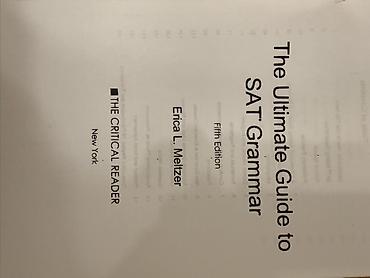 grammar: Книга по подготовке к SAT Учебник: “The Ultimate Guide to SAT Grammar” — 1