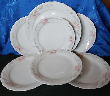 ogledalo za sminkanje za devojcice: Servis za torte,kolace 1954 do 1975godina Bavaria. Servis Gerbruder — 2