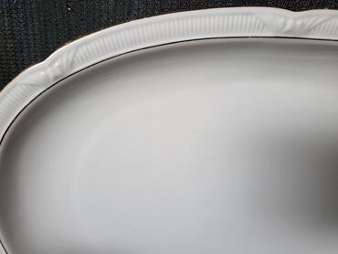 Ostalo posuđe: Oval 1930 do 1950g. Zehscherzer Bavaria. Oval,pun porcelan. nidge — 3