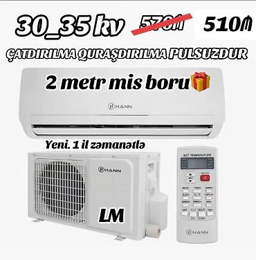 hann kondisioner: HANN kondisionerləri – endirimli! Model və güc seçimləri: - 9000 BTU — 1