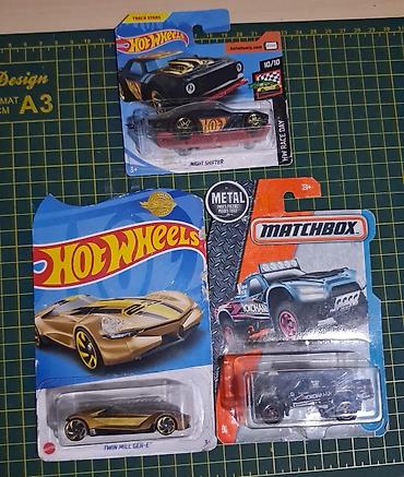 Игрушки: Hot Wheels və Matchbox oyuncaq maşın modellər. Ancaq üstdəki açılıb — 1