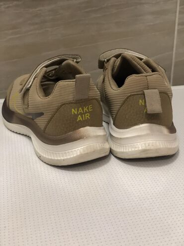 Women's Sneakers and athletic shoes: Кроссовки, 32, Nike, Б/у, цвет - Бежевый, Самовывоз — 3